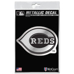 Cincinnati Reds Decal Metallic 3" x 5"