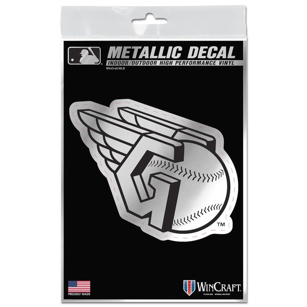 Cleveland Guardians Decal Metallic 3" x 5"