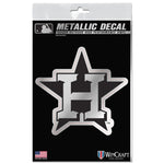 Houston Astros Decal Metallic 3" x 5"