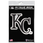Kansas City Royals Decal Metallic 3" x 5"