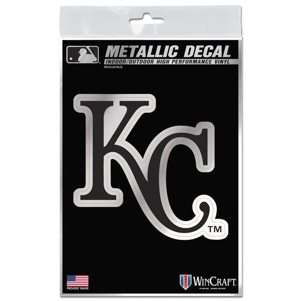 Kansas City Royals Decal Metallic 3" x 5"
