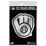 Milwaukee Brewers Decal Metallic 3" x 5"
