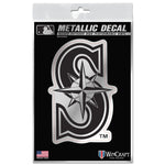Seattle Mariners Decal Metallic 3" x 5"