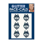 UConn Huskies Glitter Tattoo 6 Pack