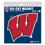 Wisconsin Badgers Outdoor Magnets 6" x 6"