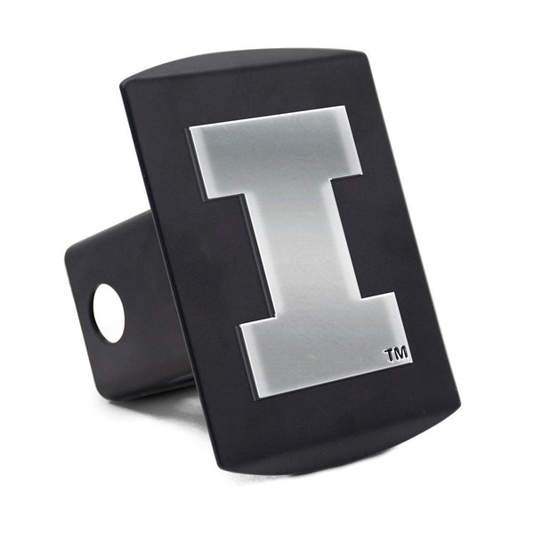 Illinois Fighting Illini Hitch Cover- Metal Emblem