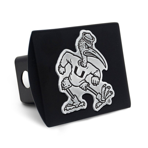 Miami Hurricanes Hitch Cover- Metal Emblem