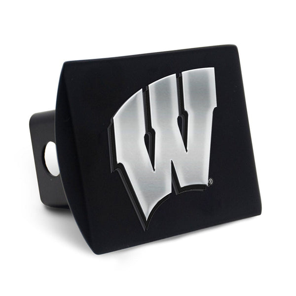 Wisconsin Badgers Hitch Cover- Metal Emblem
