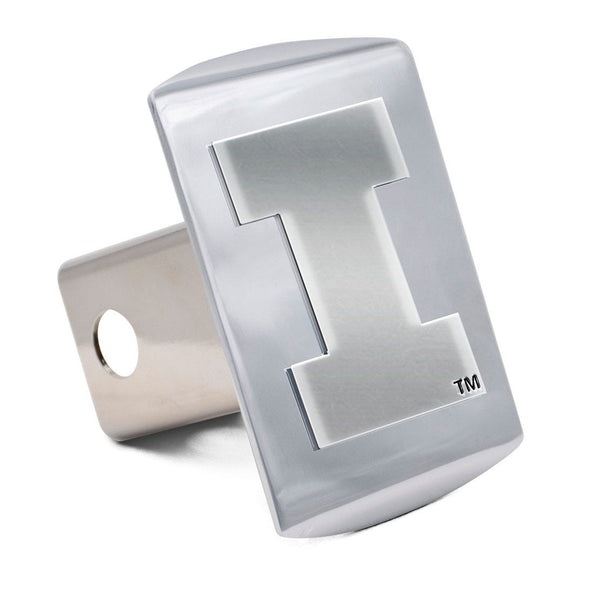 Illinois Fighting Illini Hitch Cover- Metal Emblem