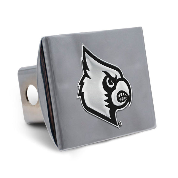 Louisville Cardinals Hitch Cover- Metal Emblem