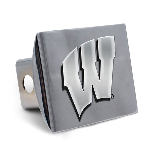 Wisconsin Badgers Hitch Cover- Metal Emblem