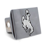 Wyoming Cowboys Hitch Cover- Metal Emblem