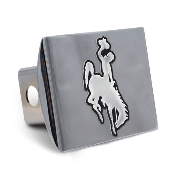 Wyoming Cowboys Hitch Cover- Metal Emblem