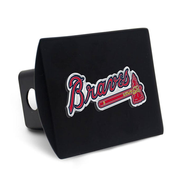 Atlanta Braves Hitch Cover- Colored Metal Emblem