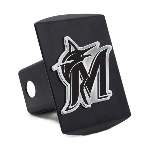 Miami Marlins Hitch Cover- Metal Emblem