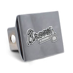 Atlanta Braves Hitch Cover- Metal Emblem