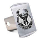 Milwaukee Bucks Hitch Cover- Metal Emblem