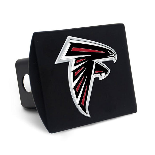 Atlanta Falcons Hitch Cover- Colored Metal Emblem