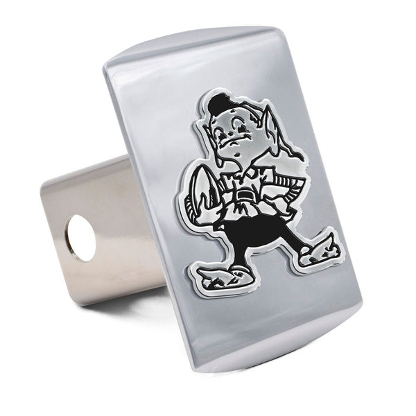 Cleveland Browns CLASSIC LOGO Hitch Cover- Metal Emblem