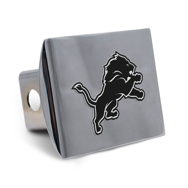Detroit Lions Hitch Cover- Metal Emblem