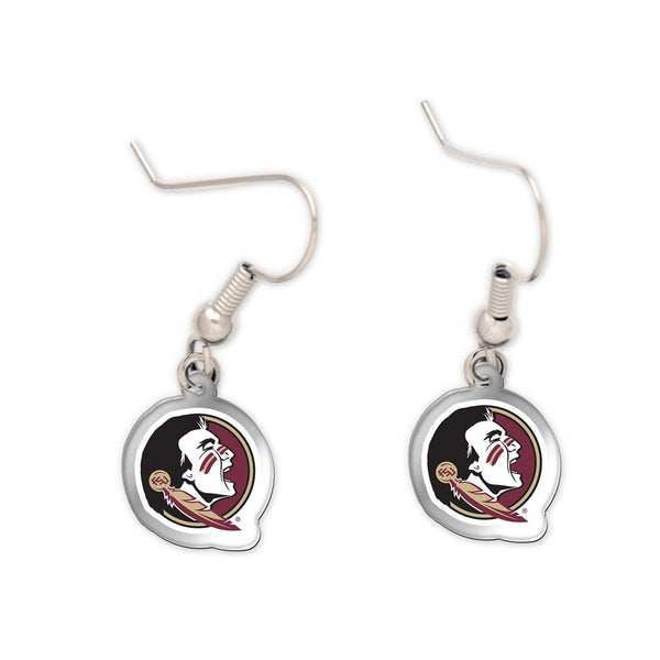 Florida State Seminoles Acrylic loop earrings