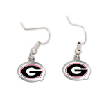 Georgia Bulldogs Acrylic loop earrings