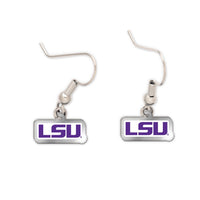 LSU Tigers Acrylic loop earrings
