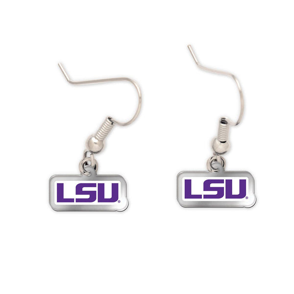 LSU Tigers Acrylic loop earrings