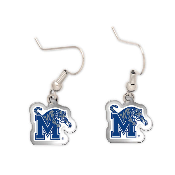 Memphis Tigers Acrylic loop earrings