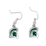 Michigan State Spartans Acrylic loop earrings