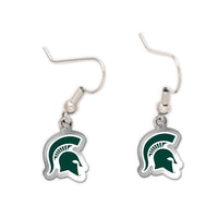 Michigan State Spartans Acrylic loop earrings