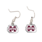 Mississippi State Bulldogs Acrylic loop earrings