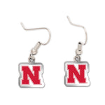Nebraska Cornhuskers Acrylic loop earrings