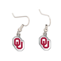 Oklahoma Sooners Acrylic loop earrings
