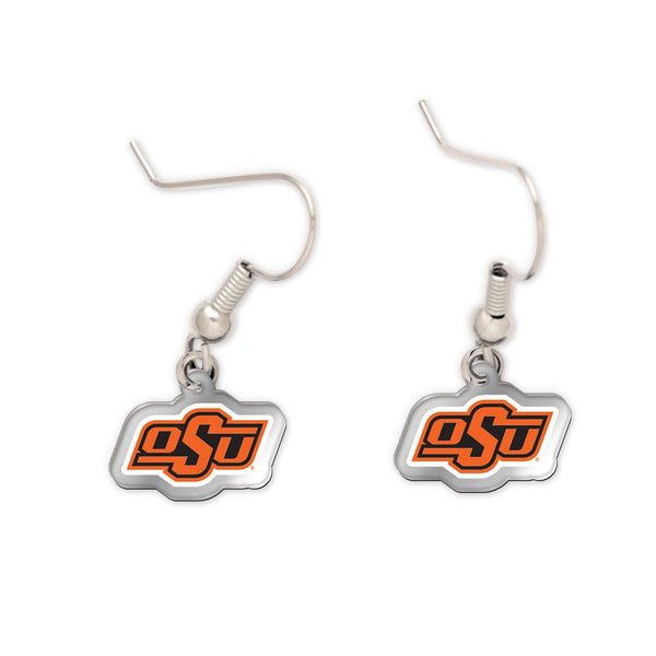 Oklahoma State Cowboys Acrylic loop earrings