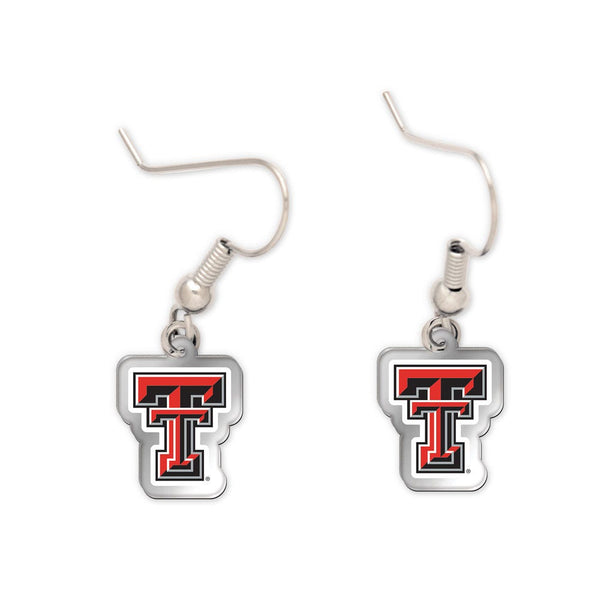 Texas Tech Red Raiders Acrylic loop earrings