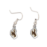 Wyoming Cowboys Acrylic loop earrings