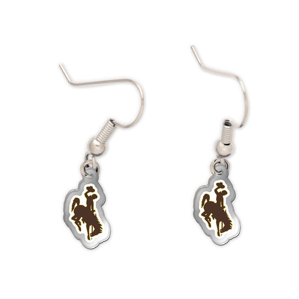 Wyoming Cowboys Acrylic loop earrings