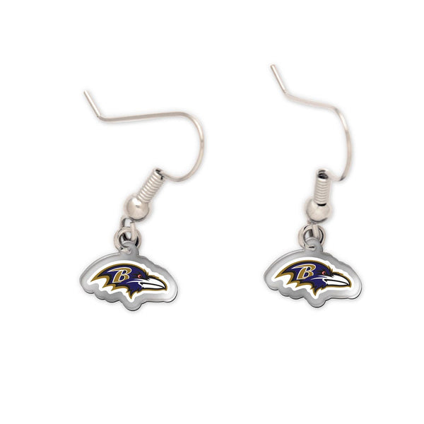 Baltimore Ravens Acrylic loop earrings