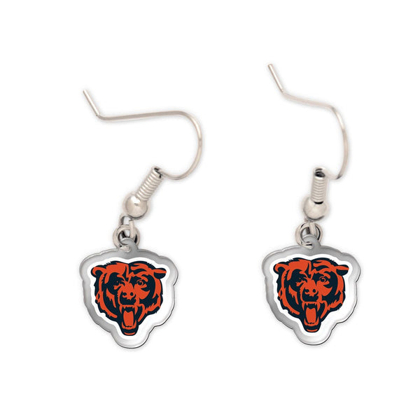 Chicago Bears Acrylic loop earrings