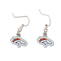 Denver Broncos Acrylic loop earrings
