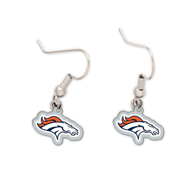 Denver Broncos Acrylic loop earrings