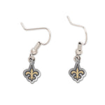 New Orleans Saints Acrylic loop earrings