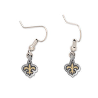 New Orleans Saints Acrylic loop earrings