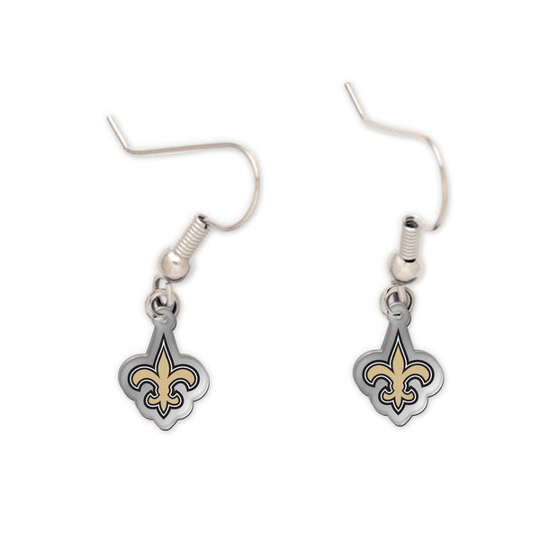 New Orleans Saints Acrylic loop earrings