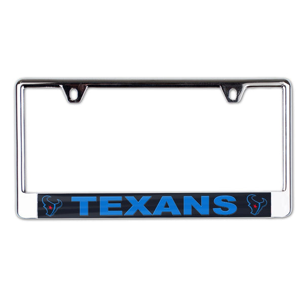 Houston Texans Color Rush Lic Plate Frame B/O Printed