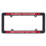 Eastern Conference Champions Florida Panthers CONFERENCE CHAMP Lic Plt Thin Frame - Black Plastic