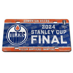 Western Conference Champions Edmonton Oilers CONFERENCE CHAMPION Specialty Acrylic License Plate