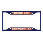 Western Conference Champions Edmonton Oilers CONFERENCE CHAMPION Lic Plt Frame S/S