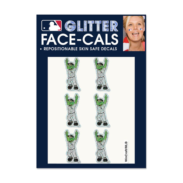 Chicago White Sox Mascot MLB Glitter Tattoo 6 Pack